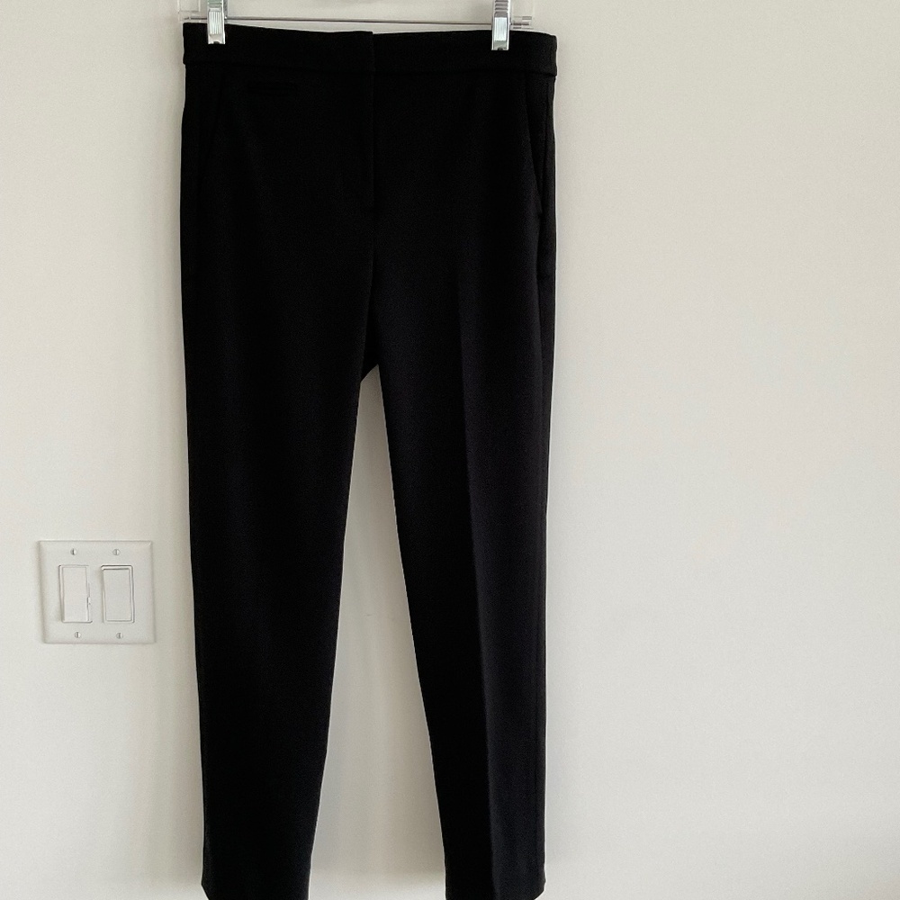 J Crew Black Slim Stretch Twill Ankle Pants Size 4 - Picture 3 of 7